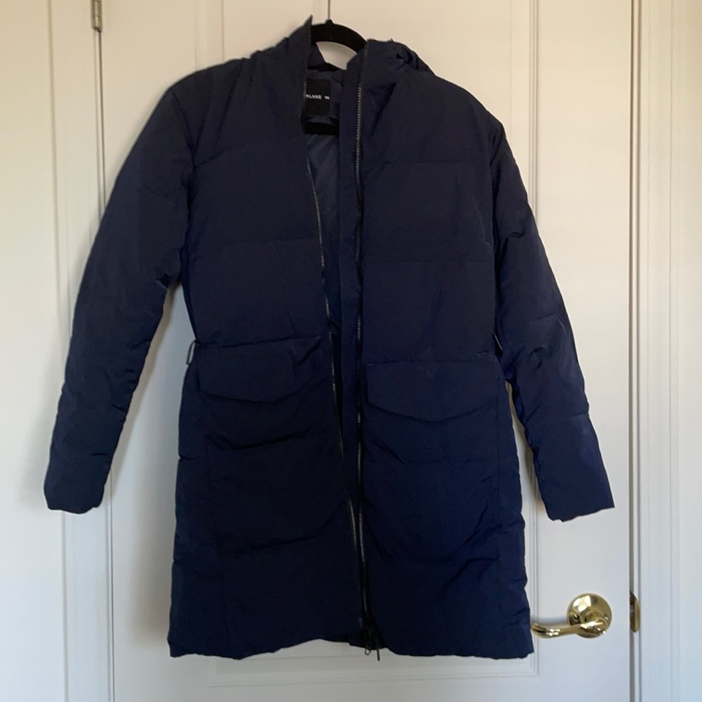 Everlane long puffer jacket